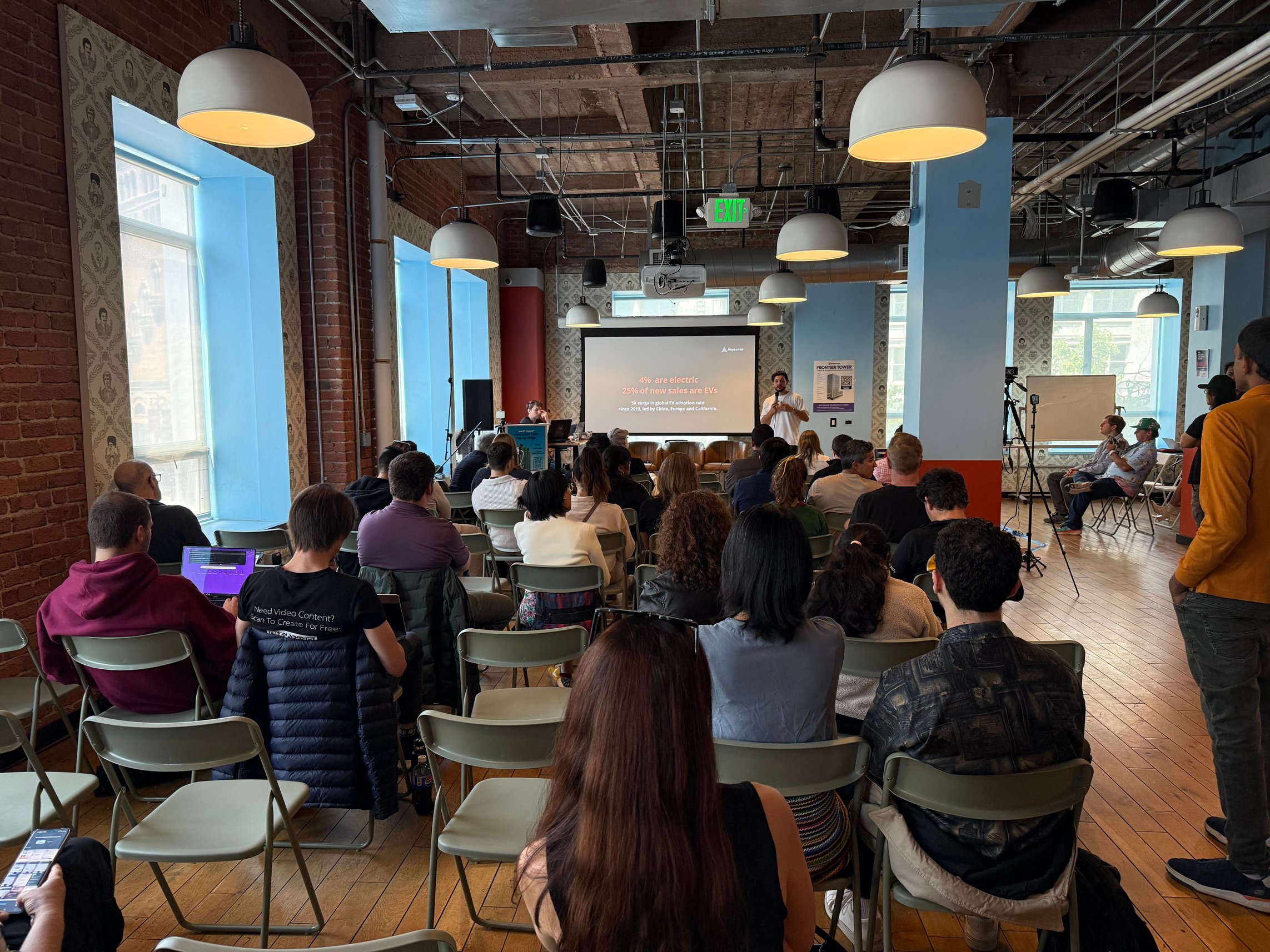 Anis speaking at a San Francisco event